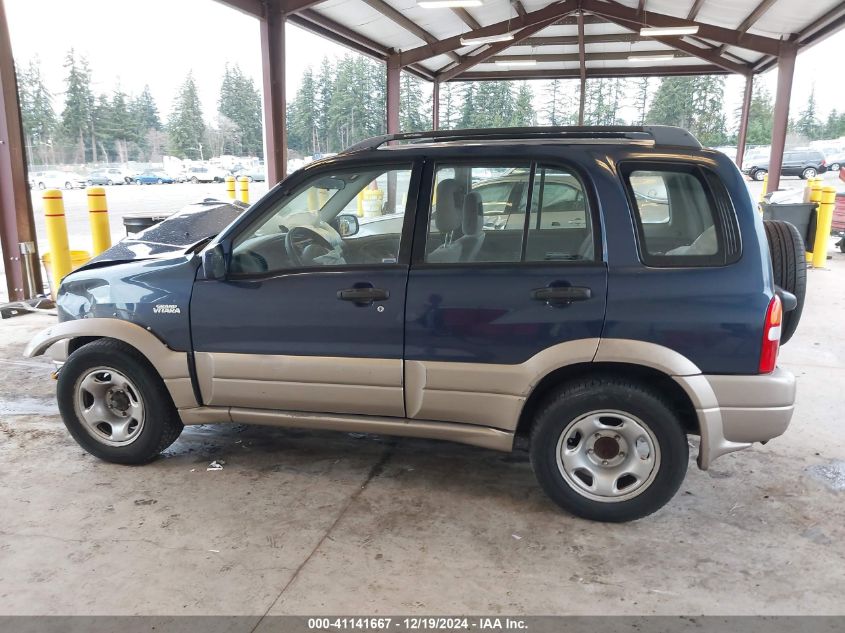 2001 Suzuki Grand Vitara Jlx/Jlx+/Limited VIN: JS3TD62V614152194 Lot: 41141667