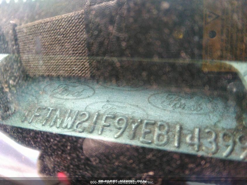 2000 Ford Super Duty F-250 Lariat/Xl/Xlt VIN: 1FTNW21F9YEB14399 Lot: 41141695