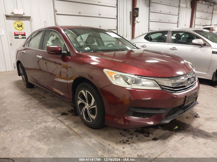 VIN 1HGCR2F31GA144260 2016 HONDA ACCORD no.1