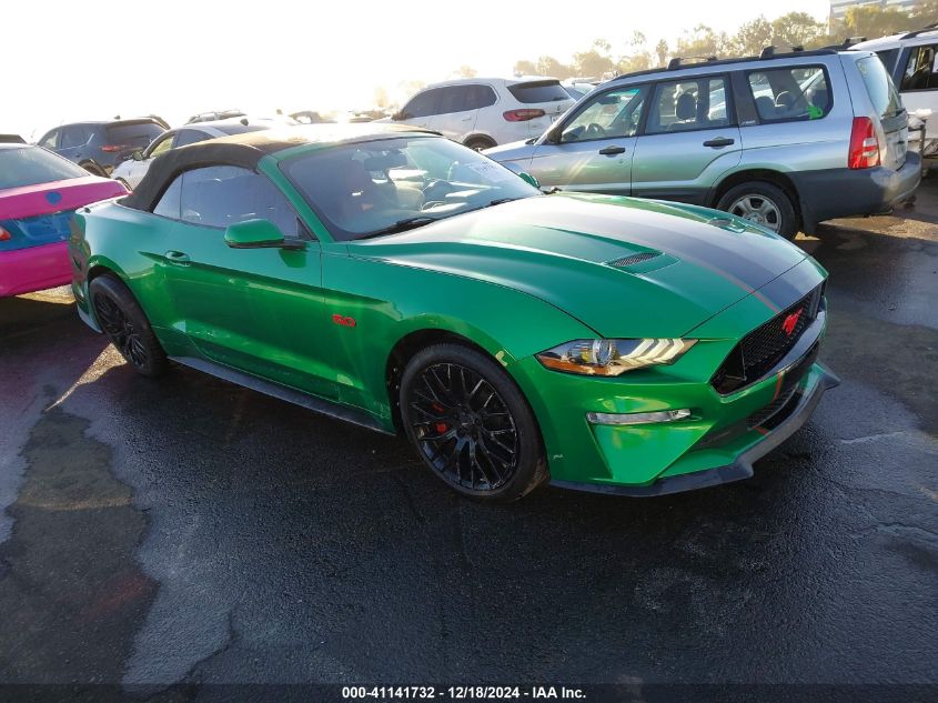 VIN 1FATP8FFXJ5130025 2018 FORD MUSTANG no.1