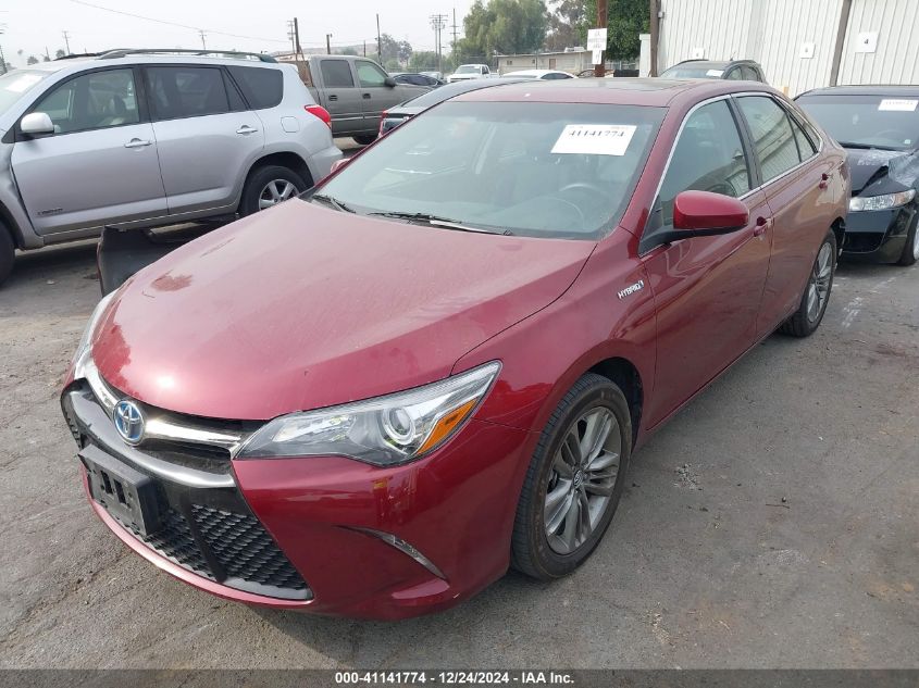 VIN 4T1BD1FK4HU217367 2017 Toyota Camry, Hybrid SE no.2