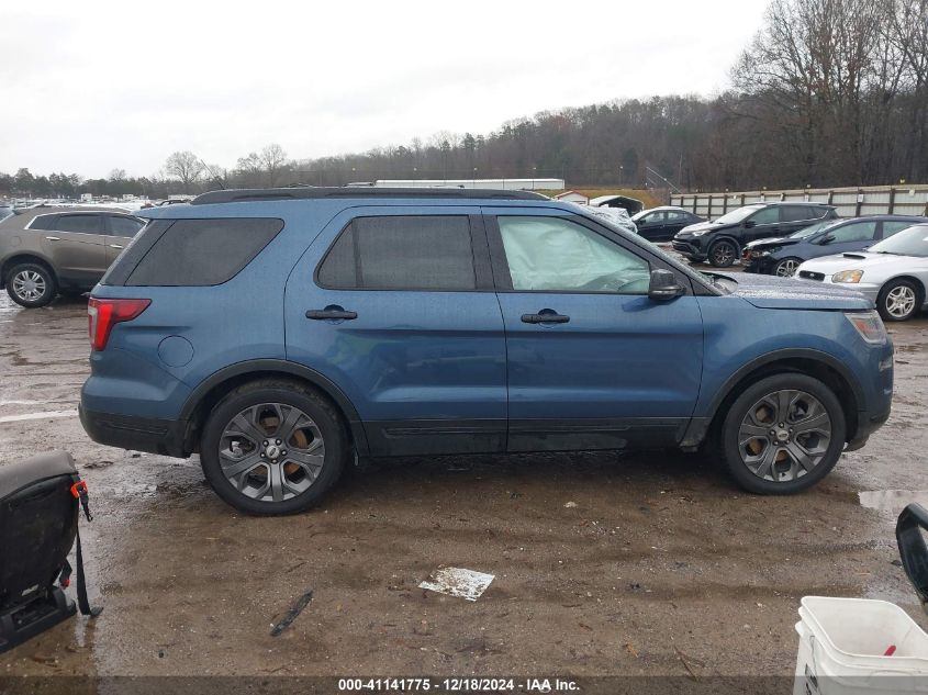 2018 Ford Explorer Sport VIN: 1FM5K8GT3JGB54205 Lot: 41141775