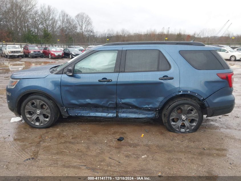 2018 Ford Explorer Sport VIN: 1FM5K8GT3JGB54205 Lot: 41141775