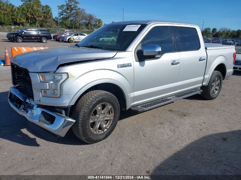 VIN 1FTEW1EF2FKE76478 2015 Ford F-150, Lariat no.2