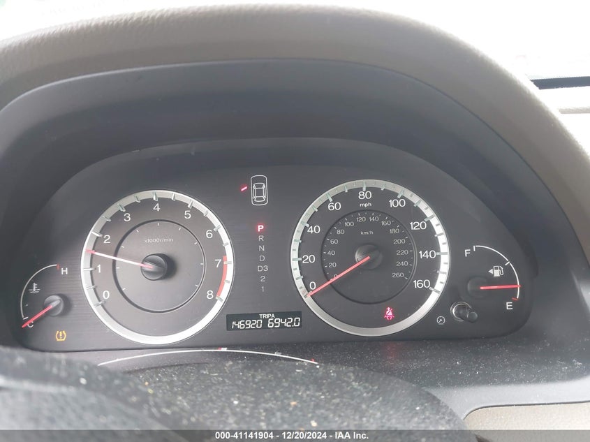 2008 HONDA ACCORD VIN: 1HGCP26378A016144