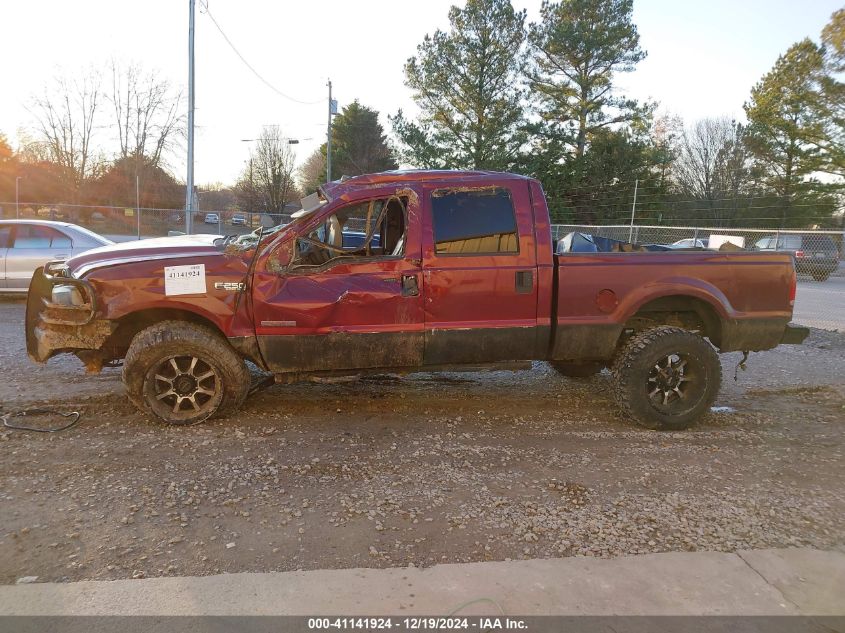 2004 Ford F-250 Lariat/Xl/Xlt VIN: 1FTNW21P54EC24417 Lot: 41141924