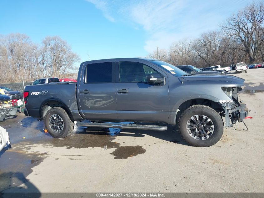 2020 Nissan Titan Pro-4X 4X4 VIN: 1N6AA1ED1LN506461 Lot: 41142027