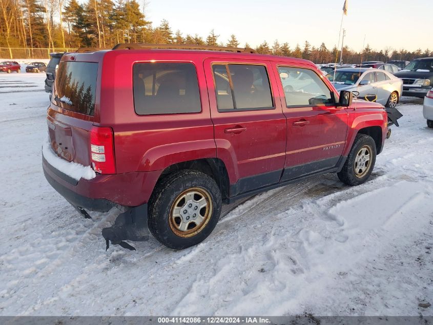 VIN 1C4NJRBB9ED778481 2014 Jeep Patriot, Sport no.4