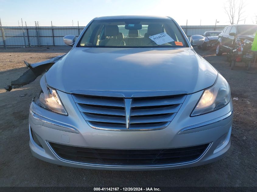 2012 Hyundai Genesis 3.8 VIN: KMHGC4DD3CU177645 Lot: 41142167