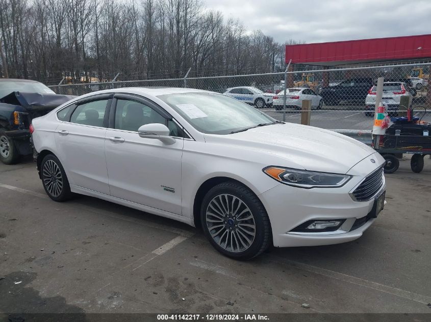 2017 FORD FUSION ENERGI SE LUXURY - 3FA6P0PU1HR288756