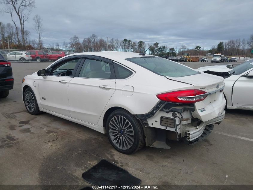 2017 FORD FUSION ENERGI SE LUXURY - 3FA6P0PU1HR288756