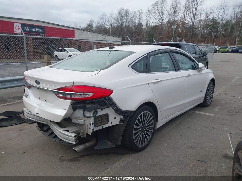 2017 FORD FUSION ENERGI SE LUXURY - 3FA6P0PU1HR288756