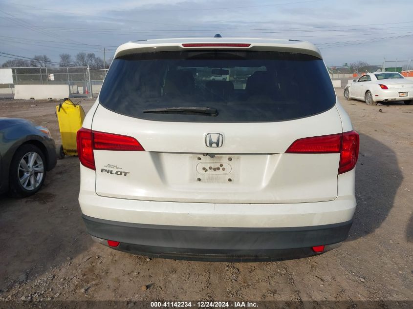 VIN 5FNYF5H52GB007543 2016 Honda Pilot, Ex-L no.16