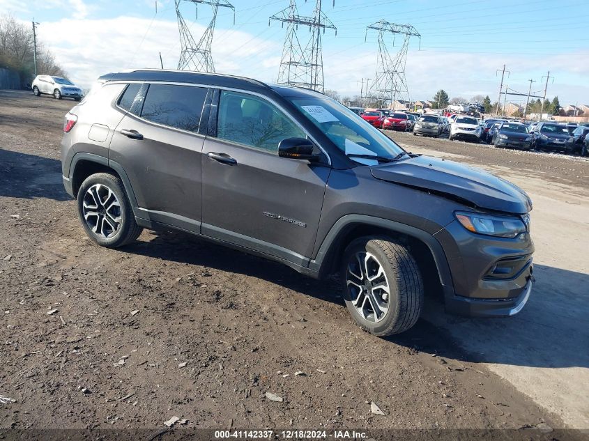 2022 JEEP COMPASS HIGH ALTITUDE 4X4/LIMITED 4X4 - 3C4NJDCB4NT333836