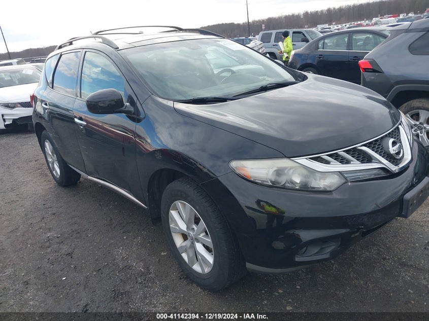 Vin: jn8az1mw4cw221380, lot: 41632619, nissan murano sl 20121