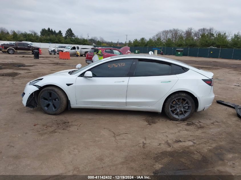 2022 Tesla Model 3 Rear-Wheel Drive VIN: 5YJ3E1EA8NF101561 Lot: 41142432