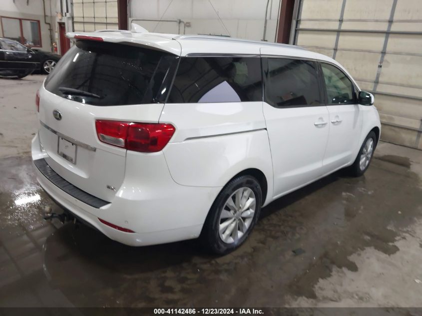 2016 Kia Sedona Ex VIN: KNDMC5C15G6206223 Lot: 41142486