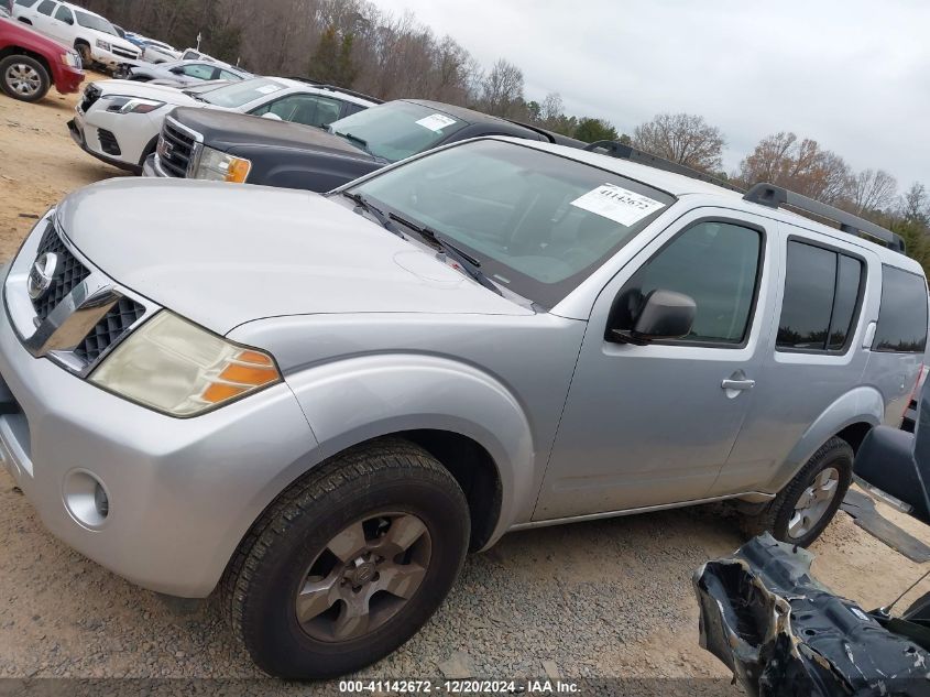 2009 Nissan Pathfinder S/Le/Se VIN: 5N1AR18BX9C601946 Lot: 41142672