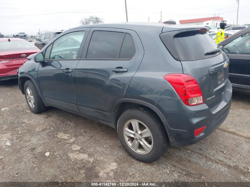 VIN KL7CJNSM5NB505564 2022 Chevrolet Trax, Awd Ls no.3