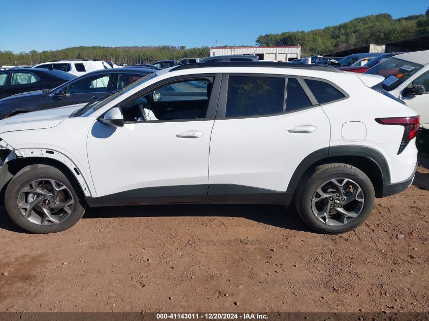 2024 Chevrolet Trax Fwd Lt VIN: KL77LHE23RC198872 Lot: 41143011