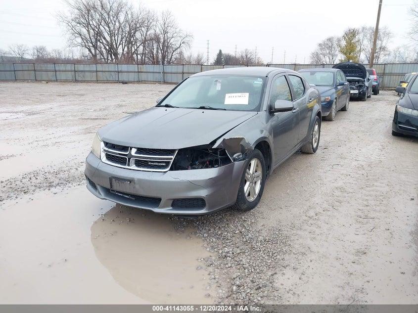 2012 DODGE AVENGER VIN: 1C3CDZCBXCN194857