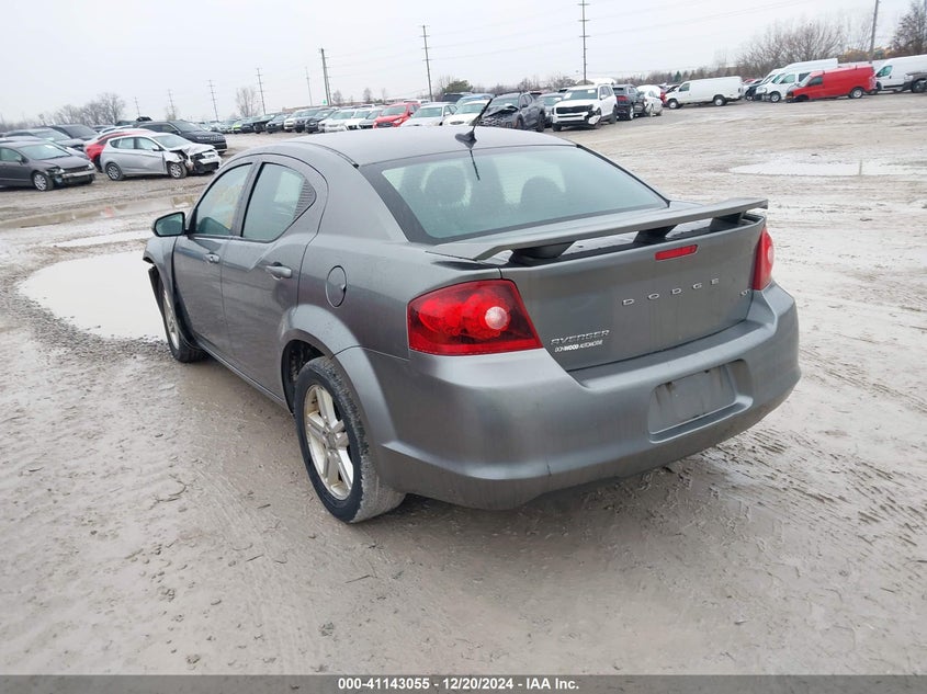 2012 DODGE AVENGER VIN: 1C3CDZCBXCN194857