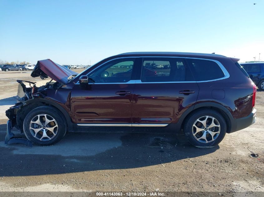 2022 Kia Telluride Ex VIN: 5XYP34HC8NG265696 Lot: 41143063