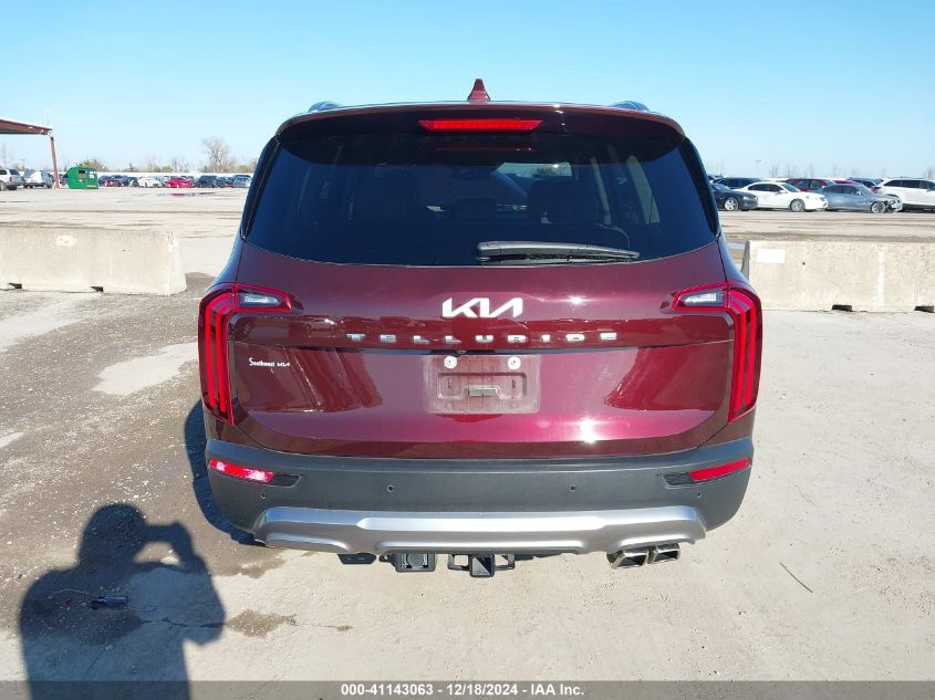 2022 Kia Telluride Ex VIN: 5XYP34HC8NG265696 Lot: 41143063