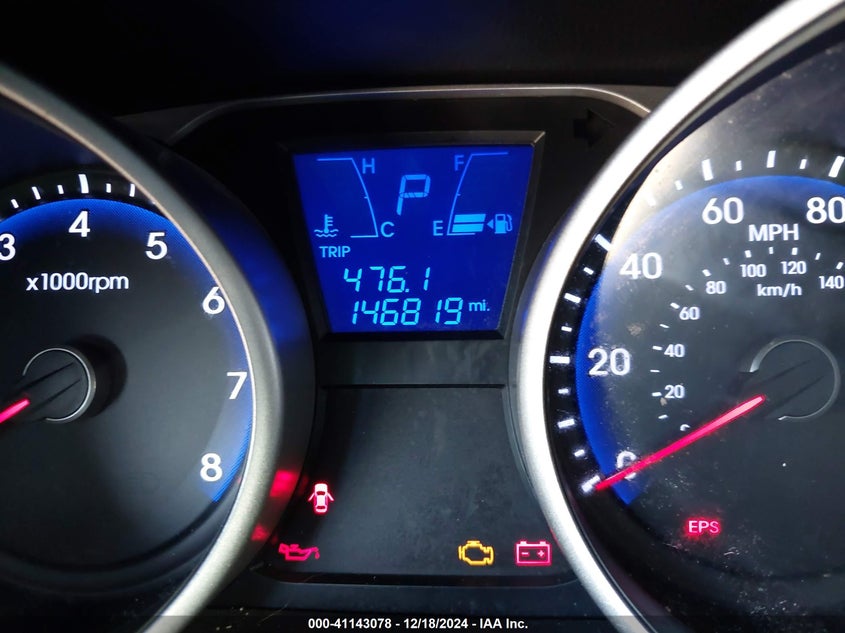 2013 HYUNDAI TUCSON GLS - KM8JU3AC5DU616466