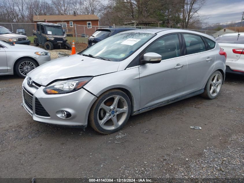 VIN 1FADP3N23EL179817 2014 Ford Focus, Titanium no.2