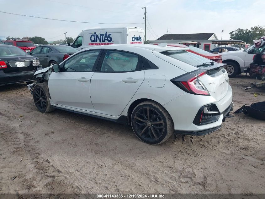 VIN SHHFK7H43MU207850 2021 Honda Civic, Sport no.3