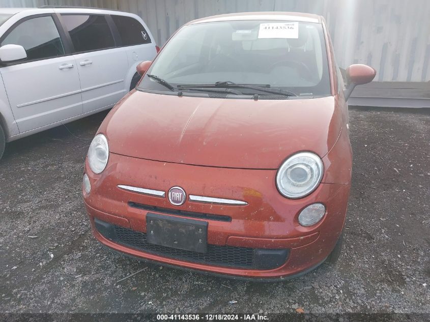 2013 Fiat 500 Pop VIN: 3C3CFFAR1DT526467 Lot: 41143536