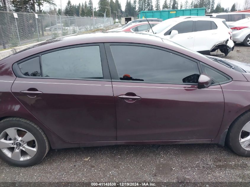 VIN 3KPFK4A72HE146328 2017 KIA Forte, LX no.13