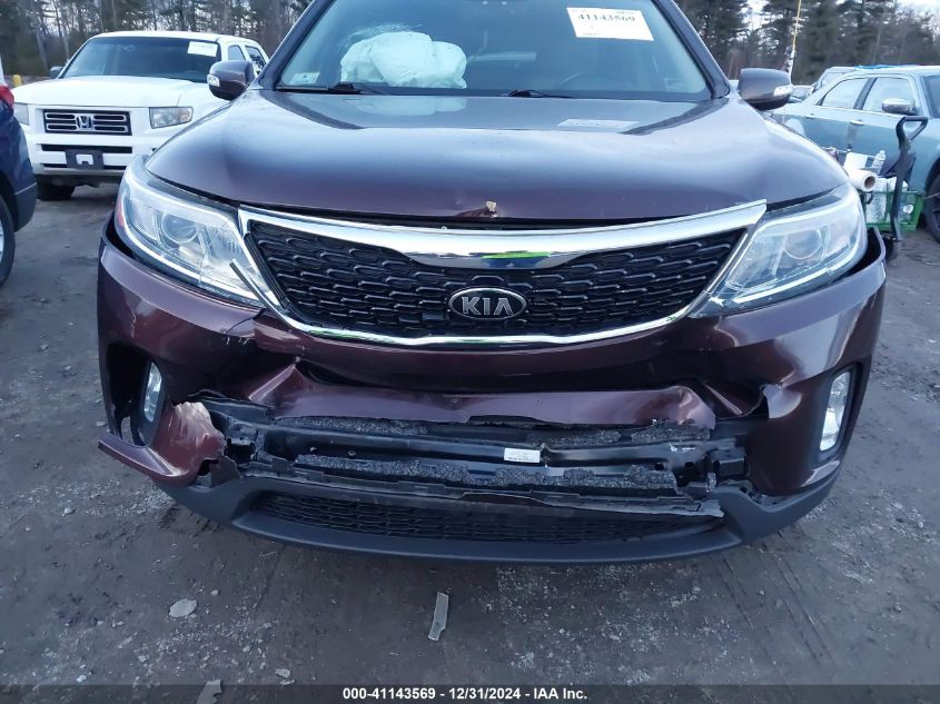 VIN 5XYKU4A7XFG612306 2015 KIA SORENTO no.6