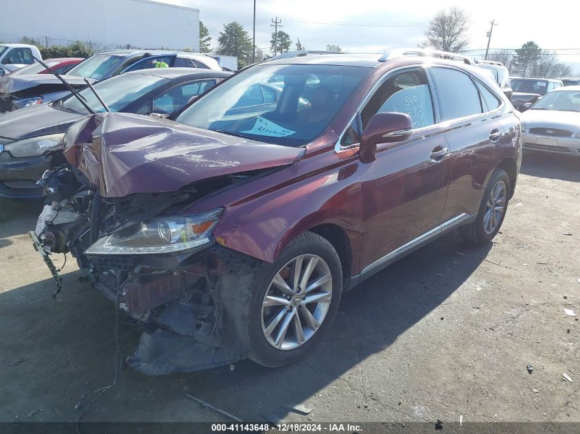 VIN 2T2ZK1BA4DC093366 2013 Lexus RX, 350 no.2