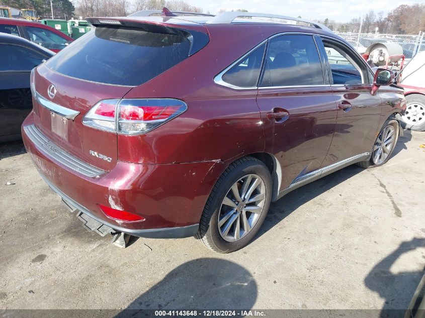 VIN 2T2ZK1BA4DC093366 2013 Lexus RX, 350 no.4