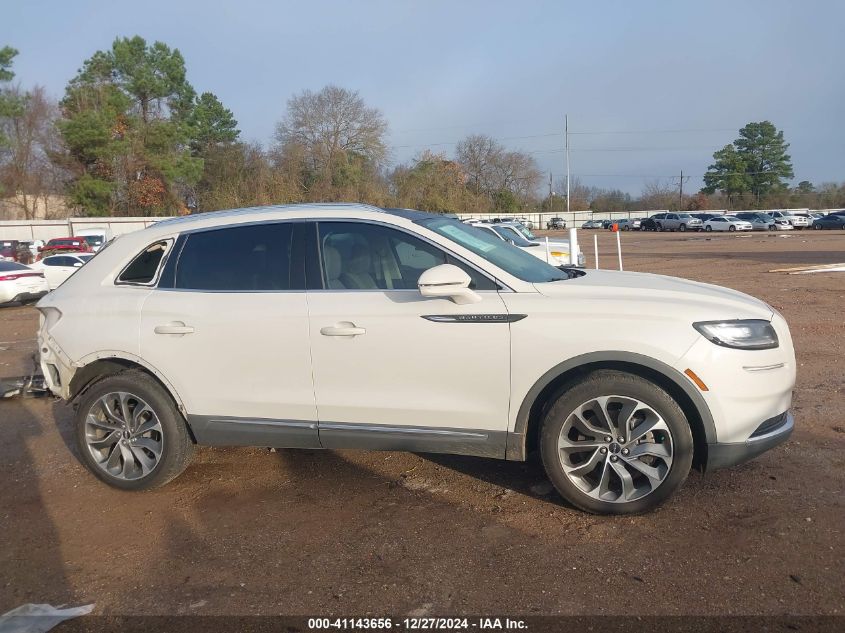 2021 Lincoln Nautilus Reserve VIN: 2LMPJ6K96MBL03430 Lot: 41143656