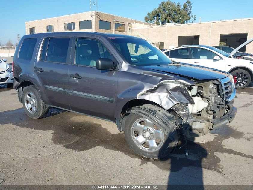 VIN 5FNYF3H21EB008593 2014 HONDA PILOT no.1