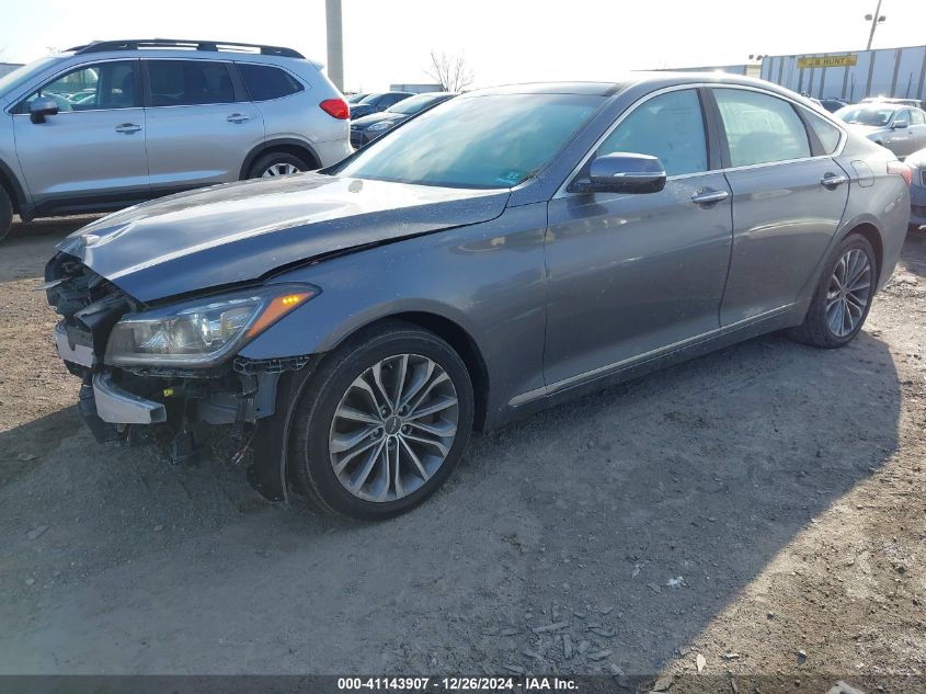 VIN KMHGN4JE5GU125057 2016 Hyundai Genesis, 3.8 no.2