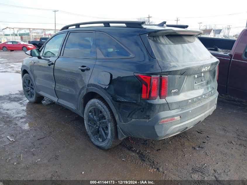 VIN 5XYRLDLC7NG085738 2022 KIA Sorento, X-Line S no.3