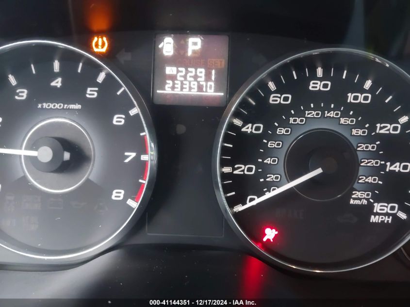 2012 Subaru Outback 3.6R Limited VIN: 4S4BRDLC4C2237235 Lot: 41144351