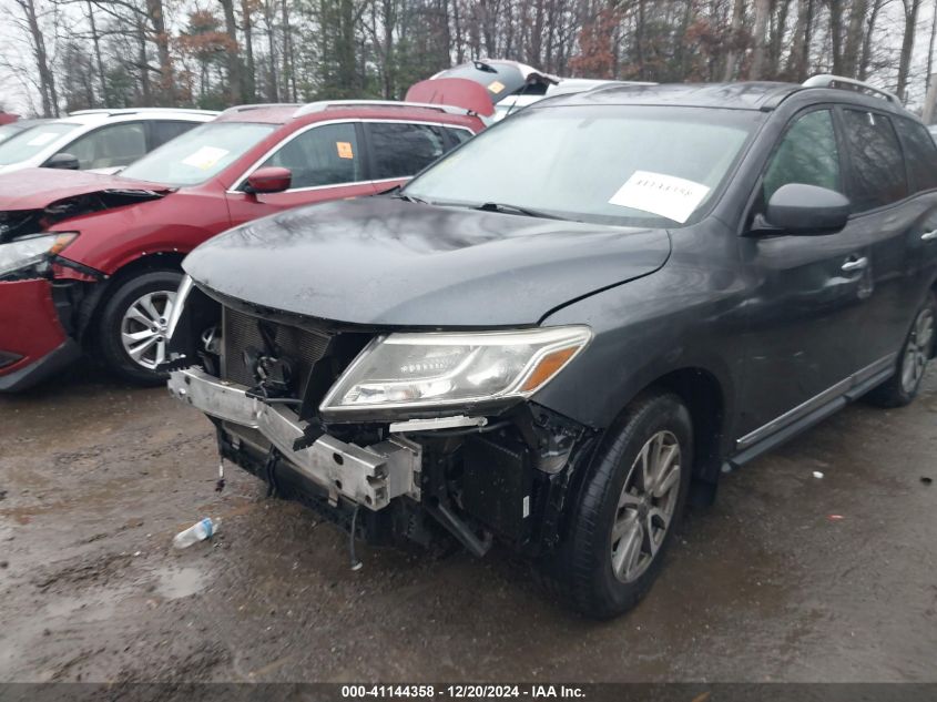 2014 Nissan Pathfinder Sl VIN: 5N1AR2MM9EC709689 Lot: 41144358