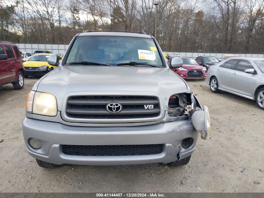 2004 Toyota Sequoia Sr5 V8 VIN: 5TDZT34A84S205801 Lot: 41144457