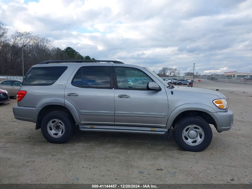 2004 Toyota Sequoia Sr5 V8 VIN: 5TDZT34A84S205801 Lot: 41144457