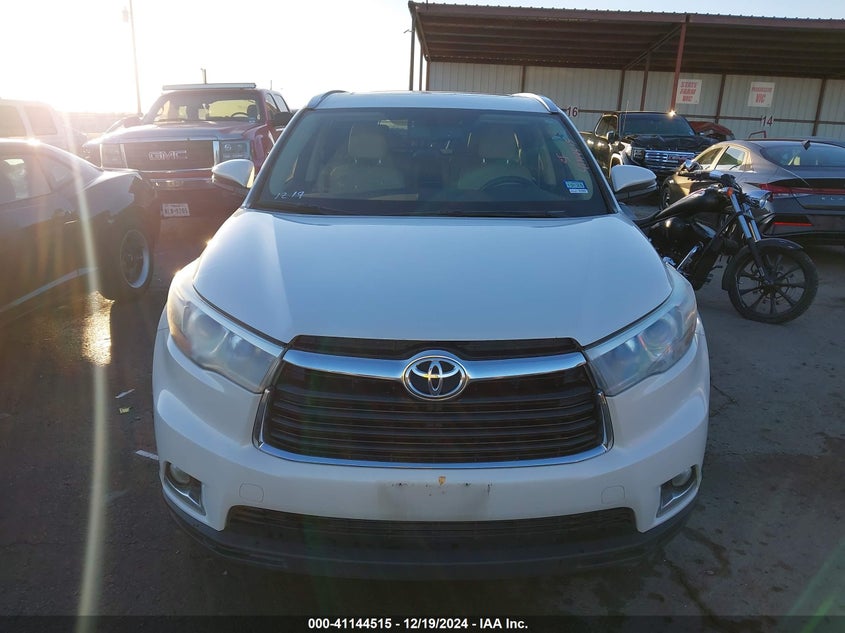 2015 TOYOTA HIGHLANDER LIMITED V6 - 5TDYKRFH1FS048269