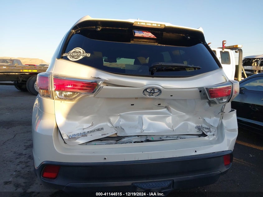 2015 TOYOTA HIGHLANDER LIMITED V6 - 5TDYKRFH1FS048269