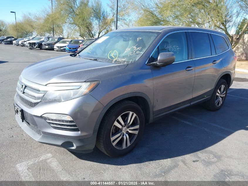 VIN 5FNYF6H3XGB107359 2016 Honda Pilot, EX no.2