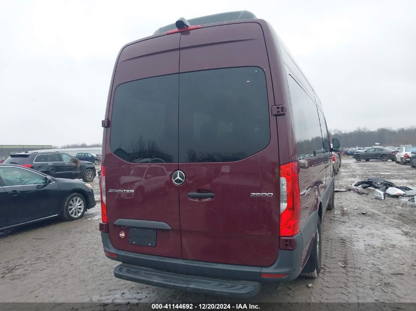 2023 Mercedes-Benz Sprinter 2500 High Roof 4-Cyl Diesel VIN: W1Z4KGHY6PT130055 Lot: 41144692