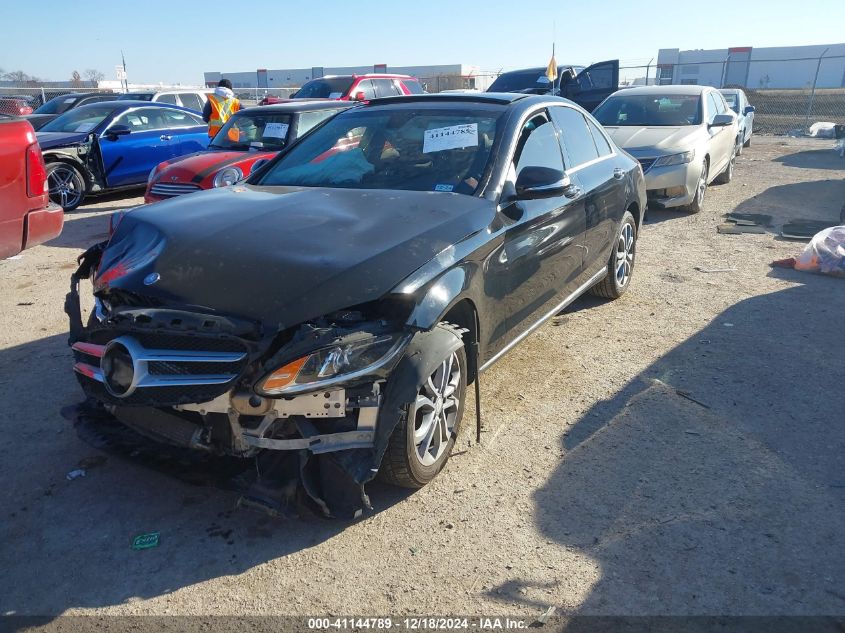 VIN 55SWF4KB2FU025554 2015 MERCEDES-BENZ C 300 no.2