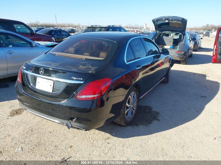 VIN 55SWF4KB2FU025554 2015 MERCEDES-BENZ C 300 no.4